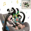 Bocioland babakocsi spirál játék panda fekete-fehér