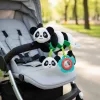 Bocioland babakocsi spirál játék panda fekete-fehér
