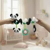 Bocioland babakocsi spirál játék panda fekete-fehér