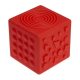 Tullo puha fejlesztő kocka 8,5 cm - piros