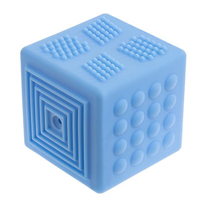 Tullo puha fejlesztő kocka 8,5 cm - kék