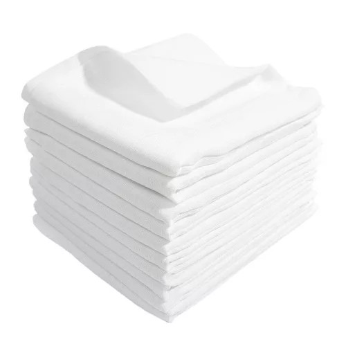 Fehér textilpelenka 80x80 cm - 10 db pamut tetra