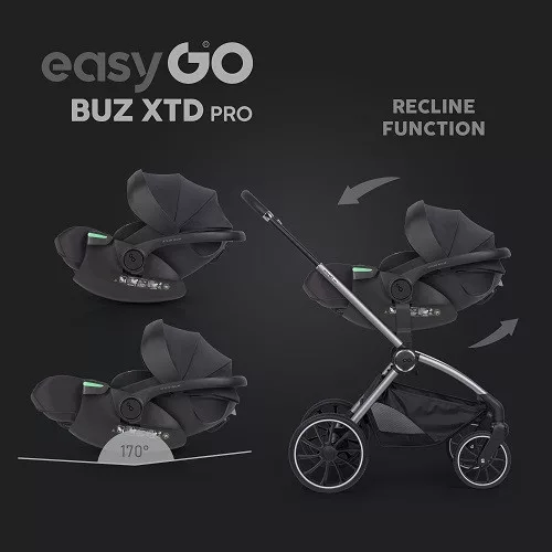 EasyGo Giro G2 2 az 1-ben babakocsi - Mokka