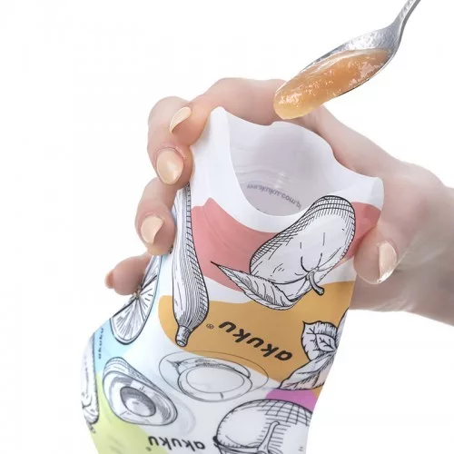 Akuku újrahasználható ételtároló tasak 5x150 ml