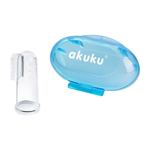 Akuku újjra húzható szilikon fogkefe tokkal A0263
