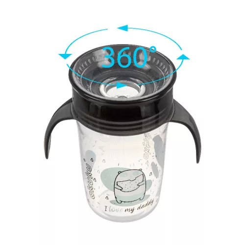 Akuku 360°-os itatópohár 240 ml - 0671