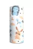Nyomott mintás tetra pelenka 70x80 cm - Süni és barátai