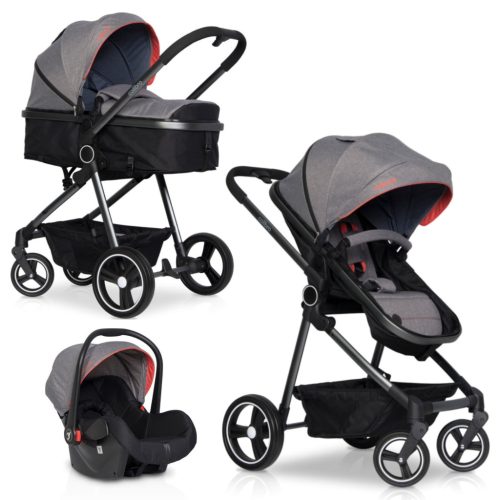 Colibro ONEMAX átalakítható multifunkciós babakocsi Ajándék babahordozóval - Dove