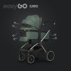 EasyGo GIRO 2in1 - 3in1 - 4in1 babakocsi szett - Sage Green