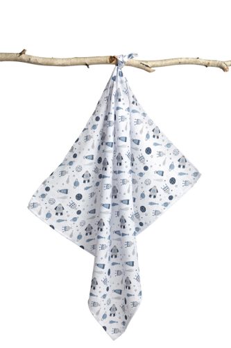 Prémium mintás textilpelenka 70x80 cm űrhajós