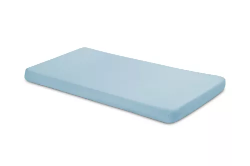 Prémium pamut gumis lepedő 120x60 cm - Deluxe kék