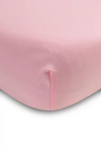 Prémium pamut gumis lepedő 120x60 cm - Deluxe pink