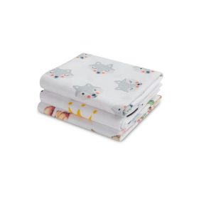   Sen vízhatlan, mintás pelenkázó alátét 50x60 cm 3 db-os - lányos