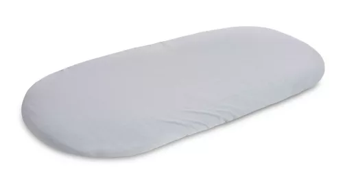 Pamut gumis lepedő babaöböl matrachoz - 90x40 cm - szürke