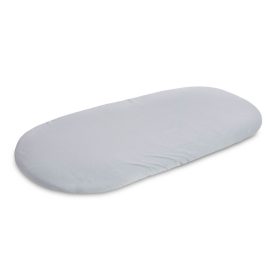 Pamut 75x35 cm gumis matracvédő lepedő - szürke