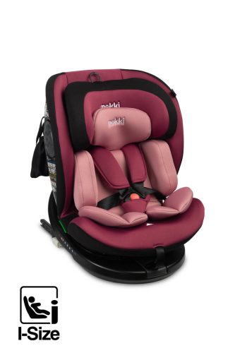 Caretero MOKKI I-SIZE biztonsági gyermekülés 40-150 cm között - dirty pink