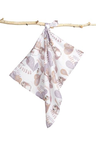 Prémium mintás textilpelenka 70x80 cm baglyos