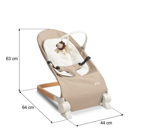 Caretero Prémium pihenőszék Pine Brown