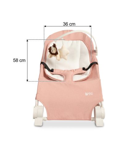 Caretero Prémium pihenőszék Pine Pink