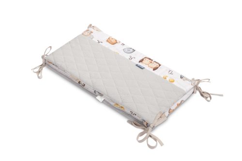 SEN Prémium duplafalú fejvédő kiságyba 180x30 cm - safari