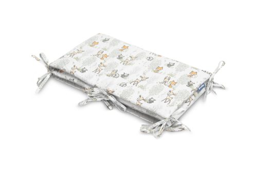 SEN Prémium duplafalú fejvédő kiságyba 180x30 cm - szürke