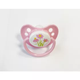   BabyBruin 1-es cseresznye szilikon játszócumi - pink margaréta