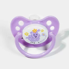 BabyBruin 1-es cseresznye szilikon játszócumi - lila bari