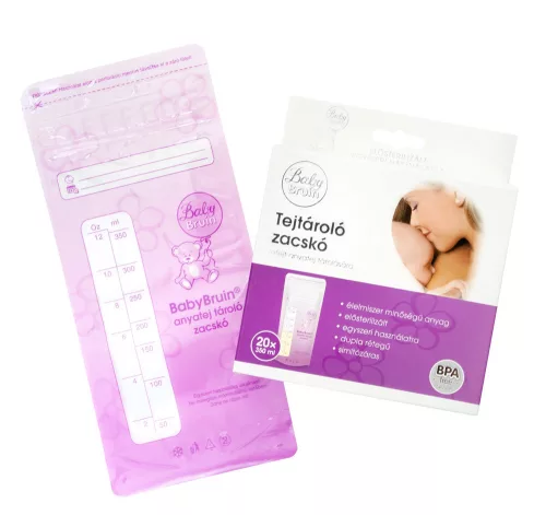 BabyBruin tejtároló zacskó - 20 db-os 350 ml