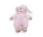 Baby Bruin plüss zenélő maci - rózsaszín 30 cm