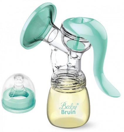 Baby Bruin kétfázisú mellszívó PP széles nyakú cumisüveggel