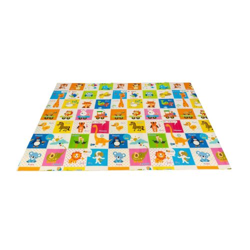 Baba játszószőnyeg 180x200 cm kétoldalas összehajtható - Safari