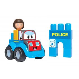 Rendőrség építő játék kicsiknek