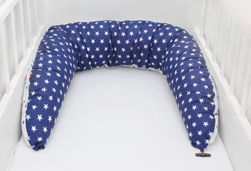 Scamp Kismama és szoptatós párna formázott gombosvégű - Manhattan Blue