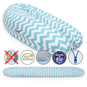 Univerzális pamut szoptatós párna - ZigZag Ocean White