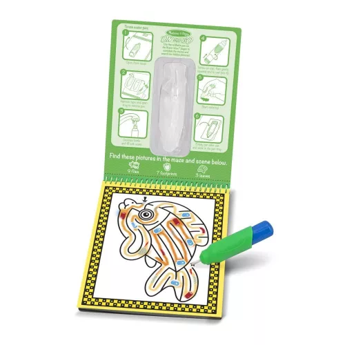 Melissa & Doug Kreatív játék, Rajzolás vízzel, útvesztő