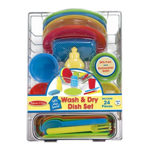 Melissa & Doug Sütés-főzés, Konyhai étkészlet szárítóval