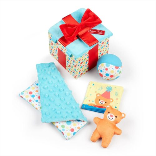 Melissa & Doug bébijáték, Fadoboz meglepetés játékokkal