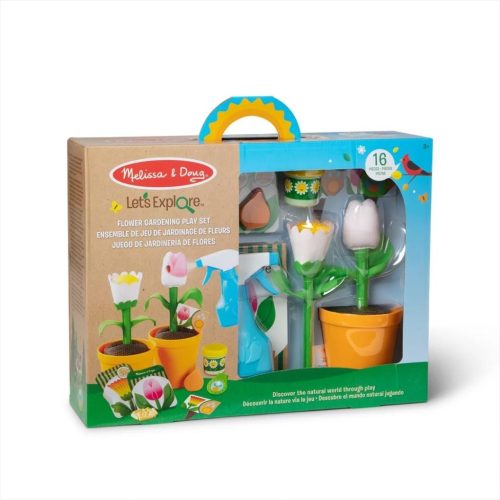 Melissa & Doug bébijáték, Puha virággondozó készlet