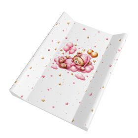 Pelenkázó lap puha 2 oldalú 50x70 cm - rózsaszín