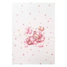 Sík pelenkázó lap 50x70 cm - rózsaszín