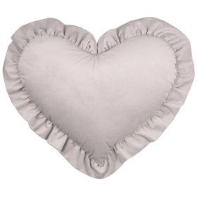 Infantilo NiKiDs Elegant Velvet díszpárna - szürke