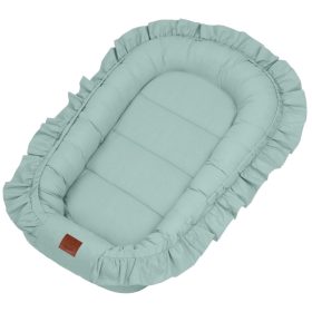 Infantilo NiKiDs pamut, fordos babafészek - zöld