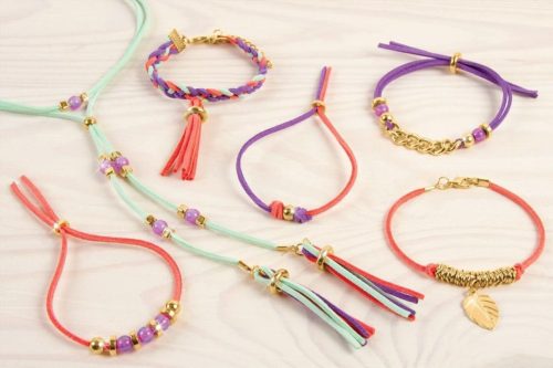 Make It Real Bájos karkötők, Velúrbőr ékszerek