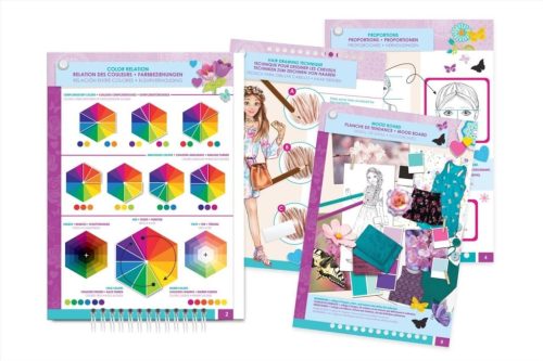 Make It Real Divattervező vázlatfüzet, Romantikus ruhák