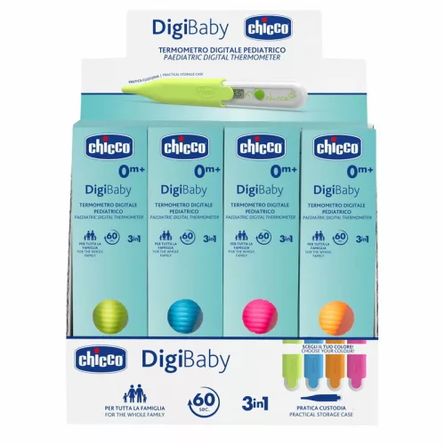 Chicco Digi Baby digitális lázmérő 1 db tokban ultra kicsi