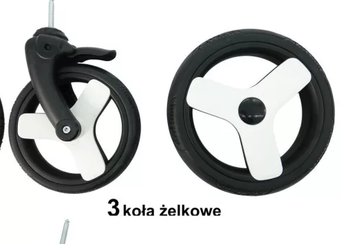 Karex VALLERO multifunkciós 3in1 babakocsi - V31 - fehér váz
