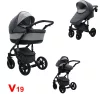 Karex VALLERO multifunkciós 3in1 babakocsi - V19 - fekete váz