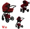 Karex VALLERO multifunkciós 3in1 babakocsi - V30 - fekete váz