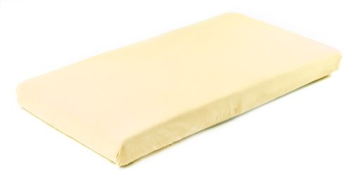 Gumis, matracvédő lepedő 60x120 cm - sárga
