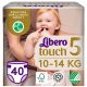 Libero Touch 5-ös maxi+ nadrágpelenka 40 db-os